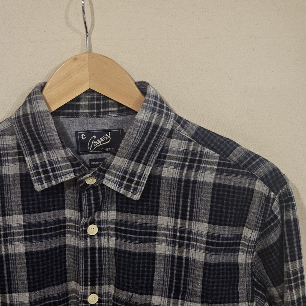 Grayers Double Cloth Button Down M